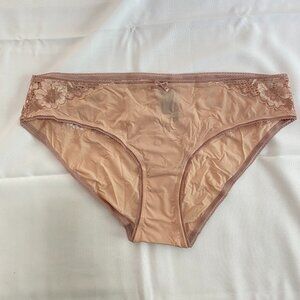 NWT 4 Pairs of Adore Me Underwear Lace Hipsters (Nude, Blue, Orange) - XL